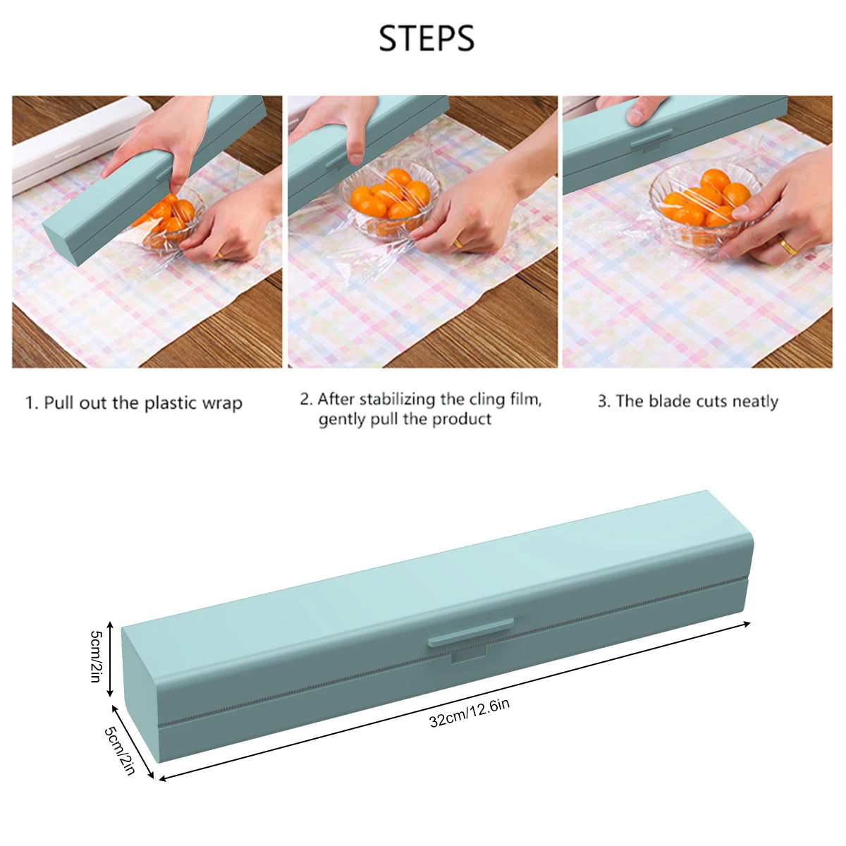 Reusable Cling Film Cutter & Dispenser